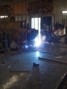 Metal Fabrication in our Boulder Shop