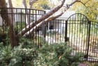 Curved Fencing and Matching Gate