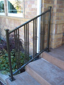 Front stoop railing