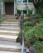 Curved Exterior Handrails